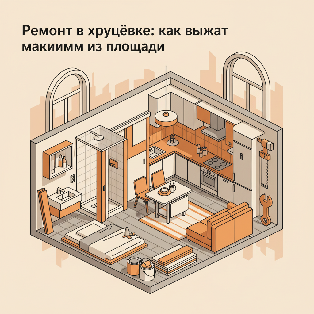 Ремонт в хрущёвке: как выжать максимум из площади