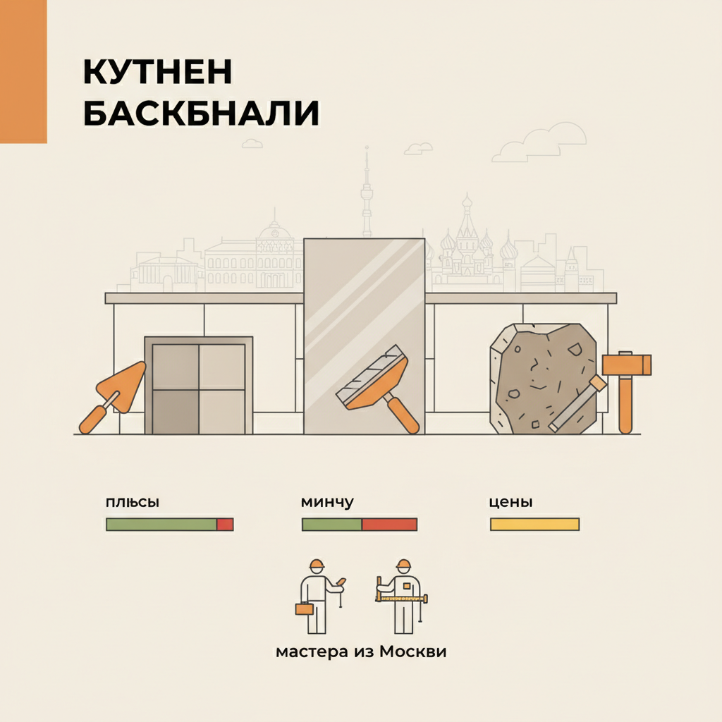 Кухонный фартук: плитка, скинали или камень - что выбрать